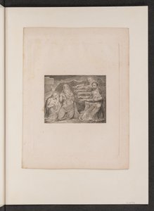 Hiob wird von seinen Freunden getadelt von William Blake