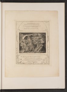 Hiob wird von seinen Freunden getadelt von William Blake