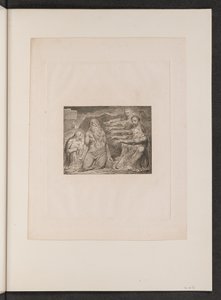 Hiob wird von seinen Freunden getadelt von William Blake