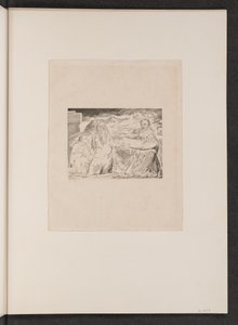 Hiob wird von seinen Freunden getadelt von William Blake