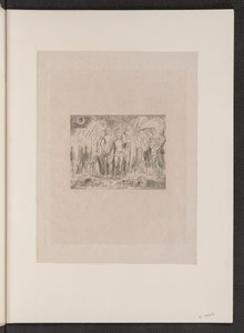Hiob und seine Familie wiederhergestellt von William Blake