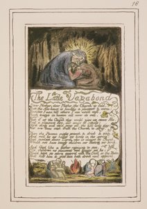 Der kleine Vagabund: Platte 46 aus Songs of Innocence and of Experience (Kopie R) ca. 1802-08 von William Blake