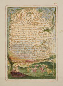 Lied der Amme: Platte 24 aus Songs of Innocence and of Experience (Kopie AA) ca. 1815-26 von William Blake