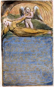 Der Engel: Tafel 41 aus Songs of Innocence and of Experience (Kopie AA) ca. 1815-26 von William Blake