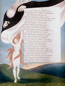 Seite 46 aus den Nächten von Edward Youngs Nachtgedanken, ca. 1797 von William Blake