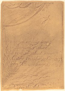 Neudruck aus Fragment der stornierten Platte für A Prophecy, 1793 von William Blake