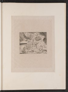 Satan schlägt Hiob mit Geschwüren von William Blake