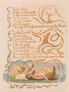 Lieder der Unschuld, Tafel 26, Frühling (Bentley 23) von William Blake
