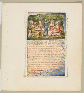 Lieder der Unschuld und Erfahrung: Lachendes Lied, ca. 1825 von William Blake