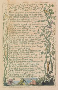 Lieder der Unschuld und der Erfahrung, Platte 12, "Frühling" (Bentley 23) von William Blake