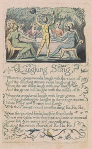 Lieder der Unschuld und Erfahrung, Tafel 14, Lachlied (Bentley 15) von William Blake