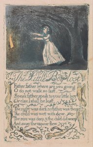 Lieder der Unschuld und der Erfahrung, Tafel 16, Der kleine verlorene Junge (Bentley 13) von William Blake