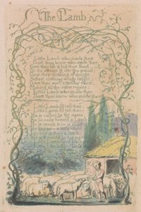 Lieder der Unschuld und der Erfahrung, Tafel 18, Das Lamm (Bentley 8) von William Blake