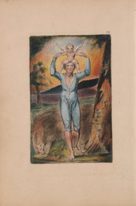 Lieder der Unschuld und Erfahrung, Platte 29, Erfahrung Frontispiz (Bentley 28) von William Blake