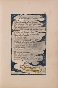Lieder der Unschuld und der Erfahrung, Tafel 31, Einleitung (Bentley 30) von William Blake