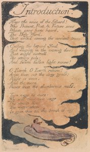 Lieder der Unschuld und Erfahrung, Tafel 34, Einleitung (Bentley 30) von William Blake