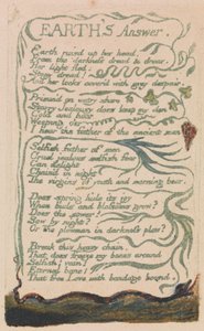 Lieder der Unschuld und der Erfahrung, Platte 35, "Antwort der Erde" (Bentley 31)
