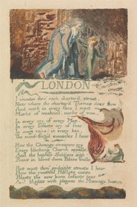Lieder der Unschuld und der Erfahrung, Tafel 39, London (Bentley 46) von William Blake