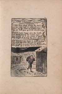 Lieder der Unschuld und der Erfahrung, Tafel 41, Der Schornsteinfeger (Bentley 37)