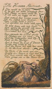 Lieder der Unschuld und Erfahrung, Tafel 46, Der menschliche Abstrakt (Bentley 47)