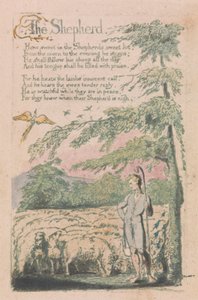 Lieder der Unschuld und der Erfahrung, Platte 4, "Der Hirte" (Bentley 5) von William Blake