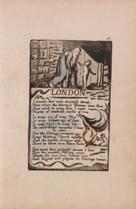 Lieder der Unschuld und der Erfahrung, Tafel 51, London (Bentley 46) von William Blake