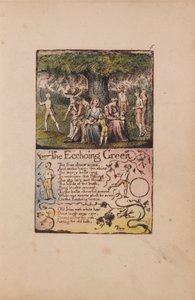 Lieder der Unschuld und der Erfahrung, Tafel 5, Das Echoing Green (Bentley 6)