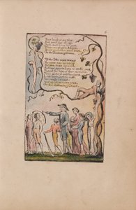 Lieder der Unschuld und der Erfahrung, Tafel 6, Das Echoing Green (Bentley 7) von William Blake