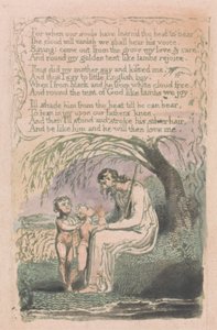 Lieder der Unschuld und der Erfahrung, Platte 6, "Der kleine schwarze Junge" (Bentley 10) von William Blake