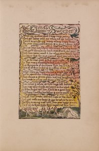 Lieder der Unschuld und der Erfahrung, Tafel 7, Der Schornsteinfeger (Bentley 12) von William Blake