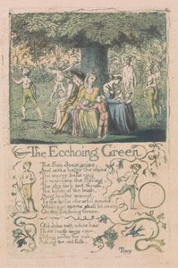 Lieder der Unschuld und Erfahrung, Platte 8, "Das Echoing Green" (Bentley 6)