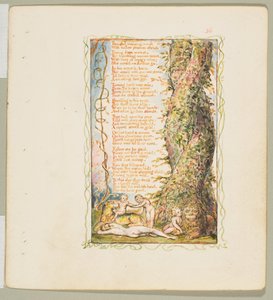 Lieder der Unschuld und der Erfahrung: Das kleine Mädchen gefunden, zweite Platte, ca. 1825 von William Blake