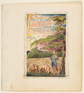 Songs of Innocence and of Experience: Der Hirte, ca. 1825 von William Blake