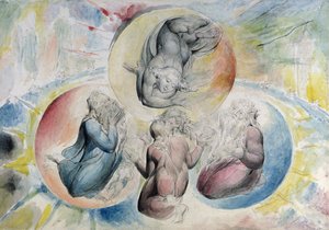 St. Peter, St. James, Dante und Beatrice mit St. John Auch aus 