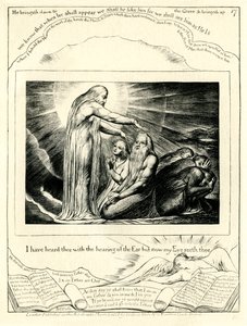 Das Buch Hiob 42:5 von William Blake