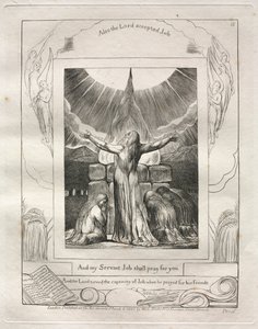 Das Buch Hiob: Pl. 18, Und mein Knecht Hiob wird für euch beten, 1825