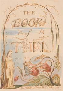 Das Buch Thel, Platte 2, Titelseite