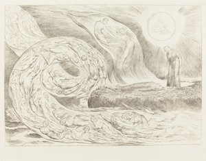 Der Kreis der Lüsternen: Paolo und Francesca, 1827 von William Blake