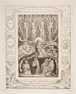 Die Schöpfung, aus Illustrationen des Buches Hiob, 1825-26