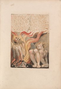Das erste Buch Urizen, Tafel 14, 7. Aus den Höhlen seiner gegliederten Wirbelsäule.... (Bentley 11)