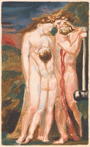 Das erste Buch von Urizen, Platte 18 (Bentley 21) von William Blake