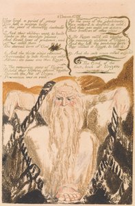 Das erste Buch von Urizen, Tafel 25, Sie lebten eine Zeit lang... (Bentley 28) von William Blake