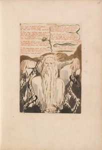 Das erste Buch Urizen, Tafel 27 (Bentley 28) von William Blake
