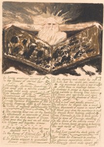 Das erste Buch Urizen, Tafel 6, In lebenden Schöpfungen erschien... (Bentley 5) von William Blake