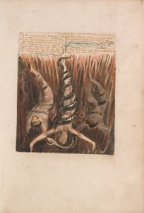 Das erste Buch Urizen, Tafel 9, Wie die Sterne von der Erde getrennt sind.... (Bentley 6)