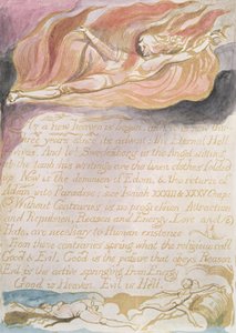 Die Hochzeit von Himmel und Hölle; Ein neuer Himmel beginnt, ca. 1790 von William Blake