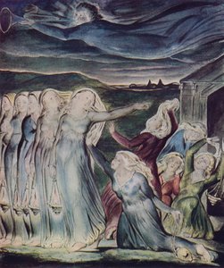 Das Gleichnis von den klugen und törichten Jungfrauen, um 1800 von William Blake