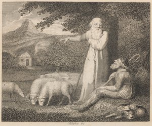 Der Hirte und der Philosoph von William Blake