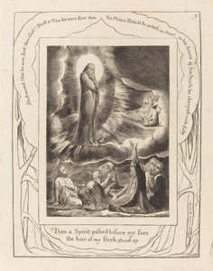 Die Vision von Eliphaz, 1825 von William Blake