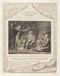 Der Zorn Elihus von William Blake